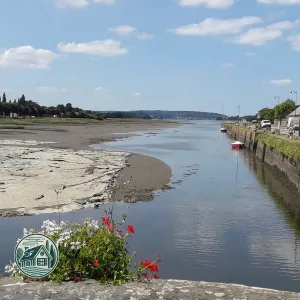 rivière du Faou à marée basse