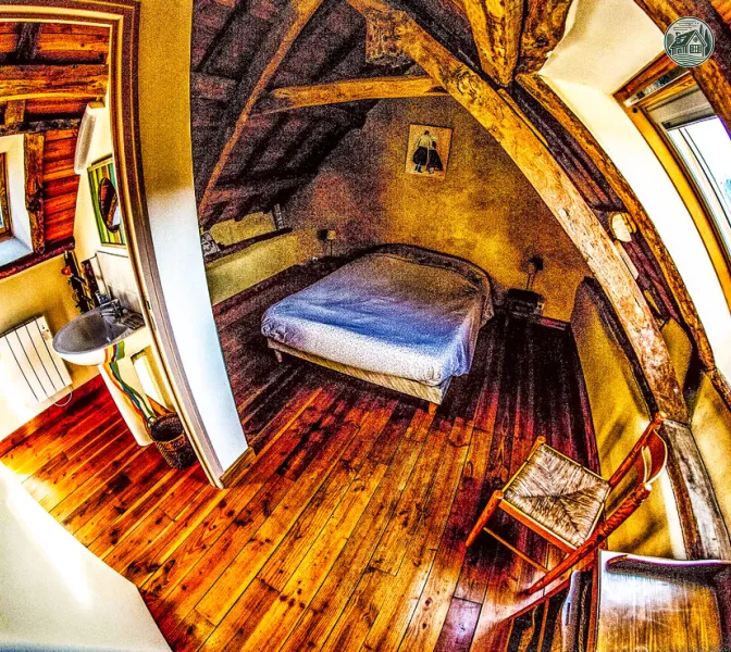 La chambre Tuchenn Kador avec son lit double