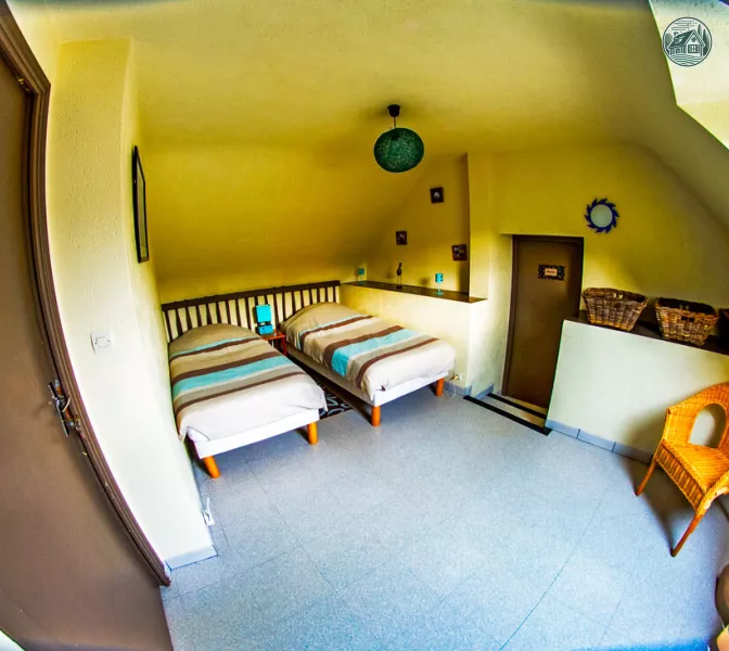 La chambre Molène avec deux lit simple